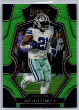 2022 Panini Select #129 Ezekiel Elliott Neon Green Prizm #/49 picture
