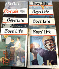 Vintage 1962-63-64 Eight Boys Life Magazines Lot picture