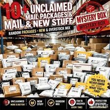 Unclaimed Mail Mystery Box - 20 Undelivered Package - No Return Mail&NEW STUFF picture