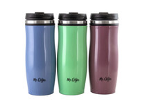 Mr. Coffee 12.5 Oz Stainless Steel Insulated Travel Mug Set picture