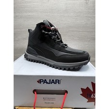 PAJAR Men's Fireburst Front Lace Black Nubuck Boots. EU 44. Mens 11 picture