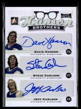 2015-16 Leaf Metal Hanson Brothers David Hanson / Steve Carlson / Jeff Carlson picture
