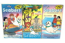 Seabert 3 VHS Lot - The Adventure Begins, Continues & Saves Animals in Africa picture
