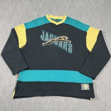 NWOT Vintage Jacksonville Jaguars Mirage Shirt Mens Medium Thermal NFL Banned picture