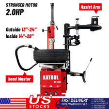 Bead Blaster Tire Changer Machine KATOOL KT-T835, 2.0HP Motor, Double Arm picture