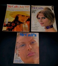 Vintage Magazines MCCALL'S 3pk 1969 1971 Mid-Century Modern Design Life Retro picture