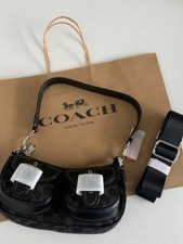 Coach Ashton Bag Signature Denim CQ184 Dark Denim-NEW WITH TAG picture