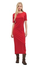 Short-sleeved maxi dress picture