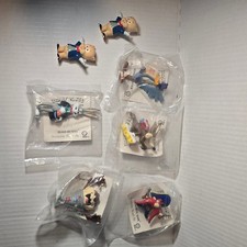 Vintage 1990 Looney Tunes Shell Figurines Lot of 7 Bugs Bunny Taz Porky Pig picture
