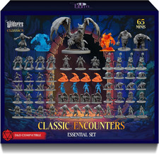 Classic Encounters - Essential Set - 65 Iconic DND Miniatures Bulk Monsters, 28M picture