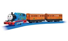 Takara Tomy Plarail TS‑12 TIRED THOMAS Exhausted 3‑Car Set Thomas & Friends  picture