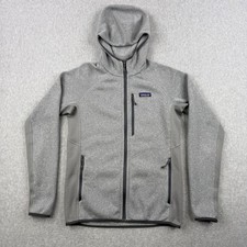Patagonia Hoody Mens Small Gray Performance Better Sweater Full Zip Fleece picture