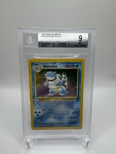 Blastoise 002/102 Base Set Holo Beckett 9 (2 9.5 Subgrades) picture