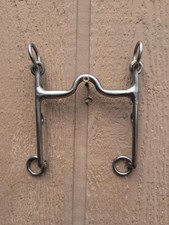 Vtg Don Hanson English Curb Bit, Stainless Steel  picture