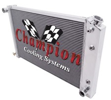 Champion Racing 4 Row Aluminum Radiator For 1970 - 88 Chevy/GM Cars picture