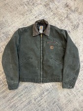 Carhartt J97 MOS Detroit Jacket Moss Green Medium Vintage 2006 Blanket Lined picture