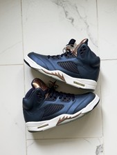 Nike Air Jordan 5 Retro Bronze Obsidian 2016 Men’s Size 8.5 136027-416 picture