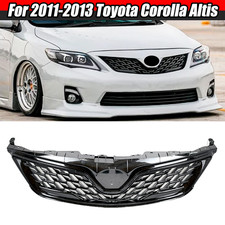 For 2011-2013 Toyota Corolla Altis JDM ZR6 Style Front Bumper Grille Gloss Black picture