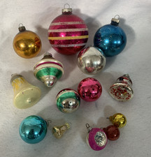 Holiday/Christmas Ornaments~Vintage~Lot of 14~Shiny Bright and Others picture