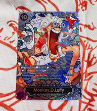 One Piece Monkey D. Luffy OP05-119 Secret Rare Alt Art Holo ENG DIY HQ Proxy 💎 picture