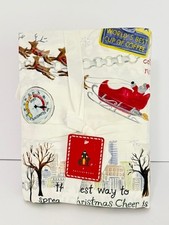 Pottery Barn Buddy The Elf KING Sheet Set Christmas Holiday Bedding 4 Pc. NEW picture