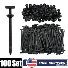 100pcs Nylon Universal Cable Tie Buckle Heavy Duty Self-Locking picture