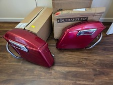 2012 factory Harley Switchback saddle bags, mounting hardware and chrome guards picture