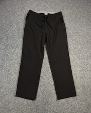 Carhartt Force Cross-Flex Scrub Pant Mens Large Straight Leg Drawstring Black picture