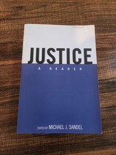 Justice : A Reader by Michael J. Sandel (2007) used 978-0-19-533512-5 Harvard picture