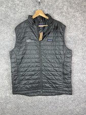 Patagonia Nano Puff Vest Men’s 2XL Gray Full Zip Primaloft Insulated Quilted picture