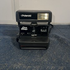 Vintage Polaroid OneStep 600 Instant Film Camera Tested Working Flash Strap picture