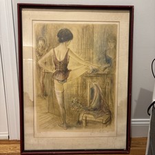 Jacques Lalande Original Signed Lithograph EA Artist Proof Ballet Scene picture