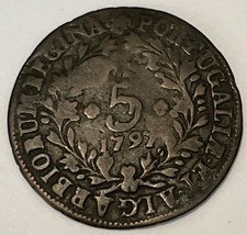 Azores (Portugal) 1797 5 Reis MARIA I Coin picture