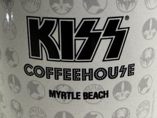 RARE 2006 KISS Coffeehouse Myrtle Beach Ceramic Mug Grand Opening Era picture