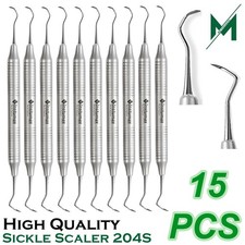 Periodontal Montana Jack 204s Sickle Scaler Silicon Double End Dental Instrument picture
