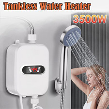 110V 3500W Tankless Hot Water Heater Shower Electric Portable Instant Boiler picture