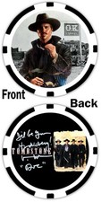 VAL KILMER - TOMBSTONE COMMEMORATIVE POKER CHIP - COLLECTOR'S POKER CHIP picture