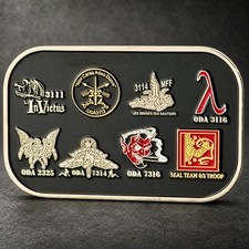 3rd SFG AOB 3110 OEF XVI Multi-Team Special Forces SEAL Challenge Coin SOF SF picture