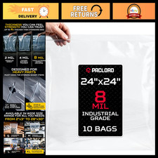 Extra Large Heavy-Duty Zip Plastic Bags 24