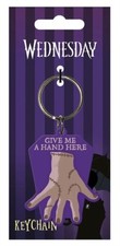 Wednesday (Give Me A Hand) Rubber Keychain new mint free uk postage horror merch picture