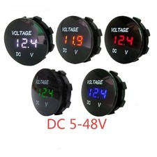 DC 12V-24V LED Panel Digital Voltage Volt Meter Display Voltmeter Motorcycle Car picture