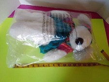 Plush Vintage NEW 1997 ERTL Collectibles Le Mutt FIFI LA FEMME White W/Blue Eyes picture