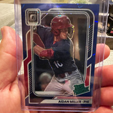 Panini 2024 Donruss Optic Aidan Miller Phillies Rated Prospect #111 picture