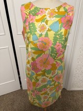 Vintage 1960’s Floral Cotton Sun Dress Anthony’s Co. Retro 18 picture