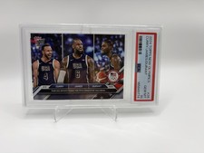2024 Topps Now Olympics - Curry/James/Durant #26 PSA 10 picture