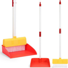 Kids Cleaning Toy Set Toddler Broom & Dustpan Pretend Play, Ages 3-6 picture