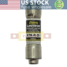 10PCS KTKR25 New Bussmann KTK-R-25 25A 600V Fast-Acting Fuse Fast Delivery picture