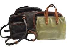 Auth Louis Vuitton Monogram Shoulder Clutch Bag Vernis Hand Bag 5Set AD208 picture