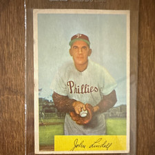 Bowman 1954 Bowman Johnny Lindell #159 Philadelphia Phillies MLB Base Set picture