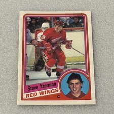1984-85 O-Pee-Chee OPC Steve Yzerman RC #67 Red Wings picture